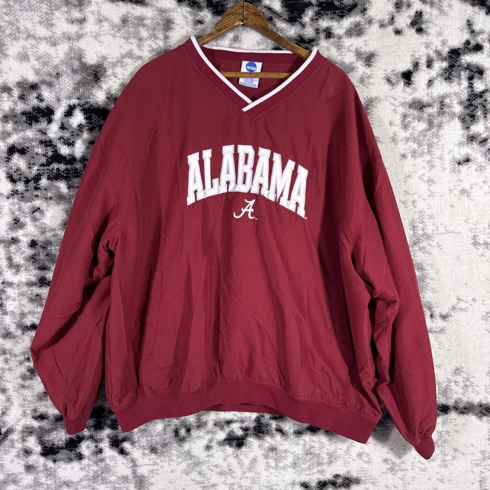 VTG NCAA KA INC Alabama Crimson Tide Windbreaker‎ Mens Size Extra Large Y2K